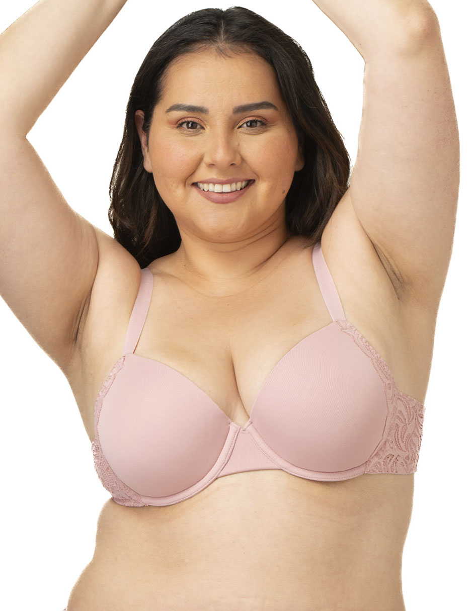 Brassiere demi con copa para mujer