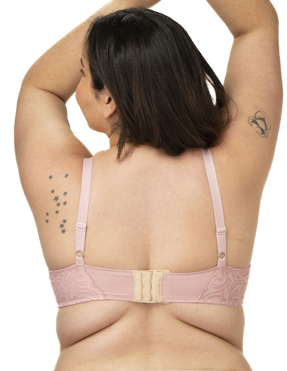 Brassiere demi con copa para mujer 4